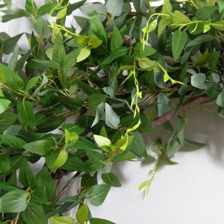 ВН16(Пр)(F) Венок искусственный с ампельной зеленью d110, h220см