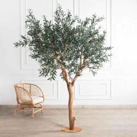 250/1Ст/ВИТ/465(Пр)(F) Оливковое дерево искусственное h250см на основании