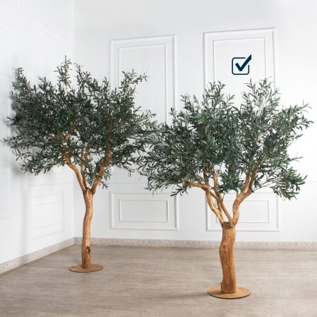 200/1Ст/ВИТ/465(Пр)(F) Оливковое дерево искусственное h200см на основании