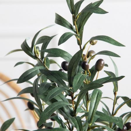 110/РН/465-1(з)(F) Оливковое дерево искусственное Нэйч с плодами h110см
