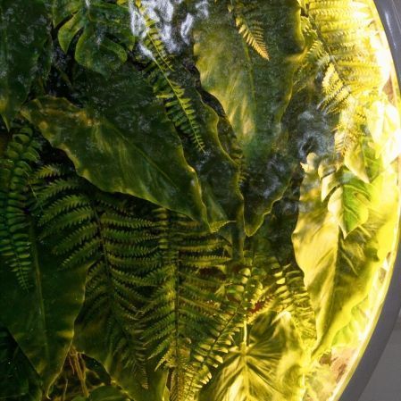 ФП27(з)(F) Фитопанно искусственное с подсветкой d100см ФП27(з)(F) Фитопанно искусственное с подсветкой d100см