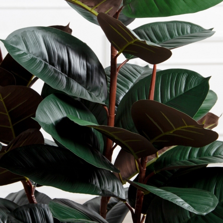 120/УК/РН/186(Пр)(F) Фикус Эластика Робуста искусственный h120см,латекс