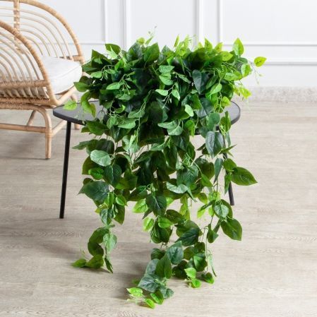 ТД072-5/5(з)(F) Сциндапсус искусственный ампельный в кокосовом боксе 40х20х10см (УТ) ТД072-5/5(з)(F) Сциндапсус искусственный ампельный в кокосовом боксе 40х20х10см (УТ)