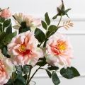 7141А/9122-0348/20(F) Гардения искусственная h72см 2головы 1бутон,бело-розовая 7141А/9122-0348/20(F) Гардения искусственная h72см 2головы 1бутон,бело-розовая