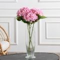 7141А/0108-0358/1(F) Гортензия искусственная h50см(голова 12см d18см) розовая
