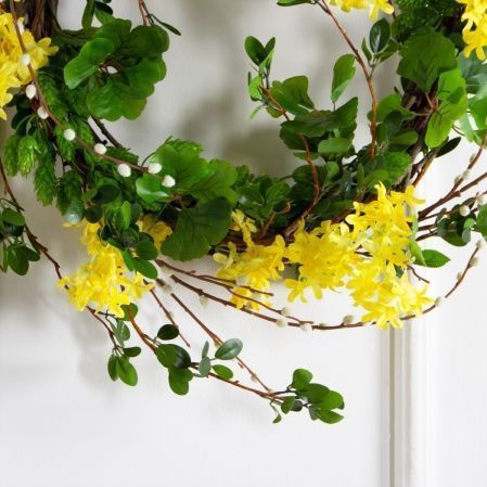 ВН19(Пр)(F) Венок искусственный весенний d60см