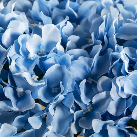 7141А/0108-0358/10(F) Гортензия искусственная h50см(голова 12см d18см) голубая