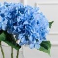 7141А/0108-0358/10(F) Гортензия искусственная h50см(голова 12см d18см) голубая