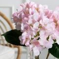 7141А/0108-0359/1(F) Гортензия искусственная h46см(голова 13см d16см) розовая
