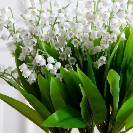 7142А/9122-0347(F) Букет ландышей h36см из 8штук