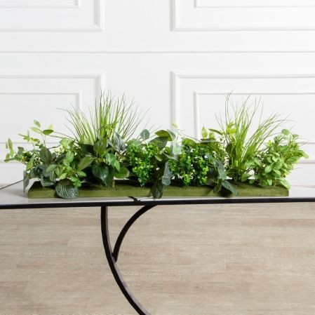 ВМ121(з)(F) Композиция искусственная Микс на вставке 94,5х15х3см ВМ121(з)(F) Композиция искусственная Микс на вставке 94,5х15х3см