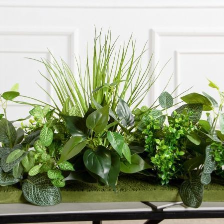 ВМ121(з)(F) Композиция искусственная Микс на вставке 94,5х15х3см ВМ121(з)(F) Композиция искусственная Микс на вставке 94,5х15х3см