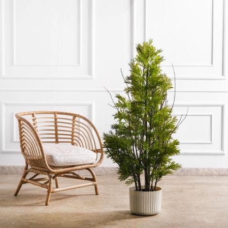 130/К/ЭК/5122(Пр)(F) Погонатерум искусственный куст h130см, натурально-зеленый