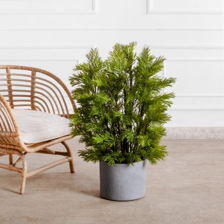 090/К/5122(Пр)(F)Погонатерум искусственный куст h90см,натурально-зеленый