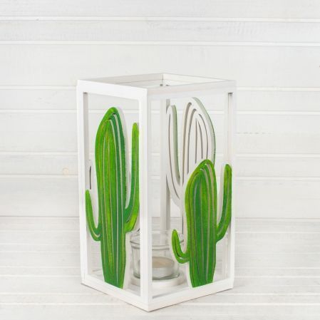 808/012-1(Sale) Подсвечник "Кактус" 11*11*h-21см