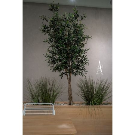 250/О/465(Fix) Оливковое дерево искусственное с плодами h250см