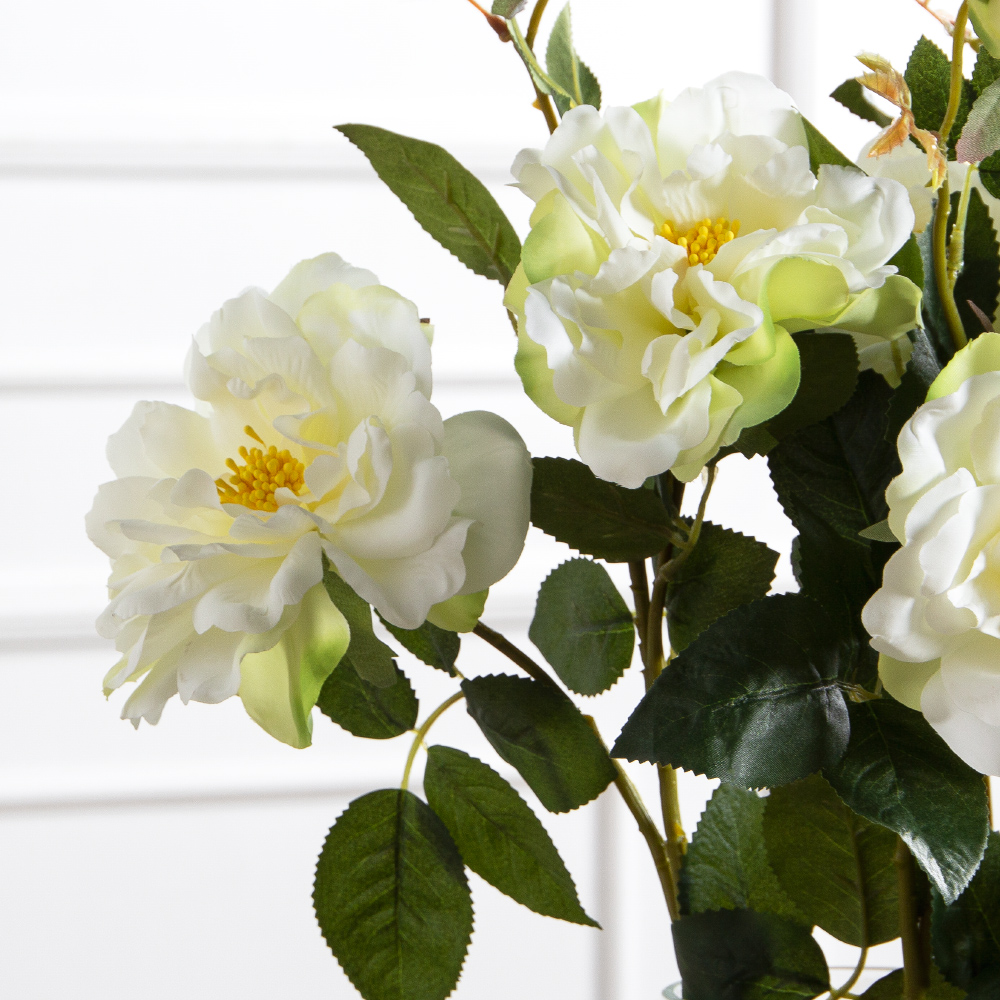 7141А/9122-0348/23(F) Гардения искусственная h72см 2головы 1бутон,белая_3
