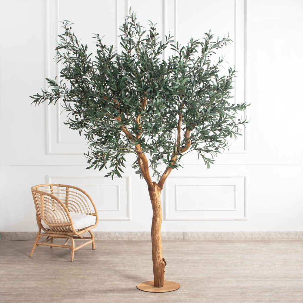 250/1Ст/ВИТ/465(Пр)(F) Оливковое дерево искусственное h250см на основании_2