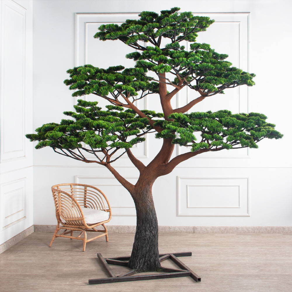 260МЕТ/ДС/МЯ/30-1(F) Бонсай искусственный Сосна h260см d260см_3