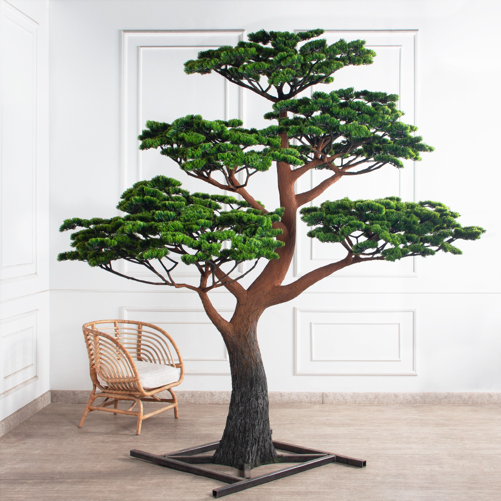 260МЕТ/ДС/МЯ/30-1(F) Бонсай искусственный Сосна h260см d260см_2