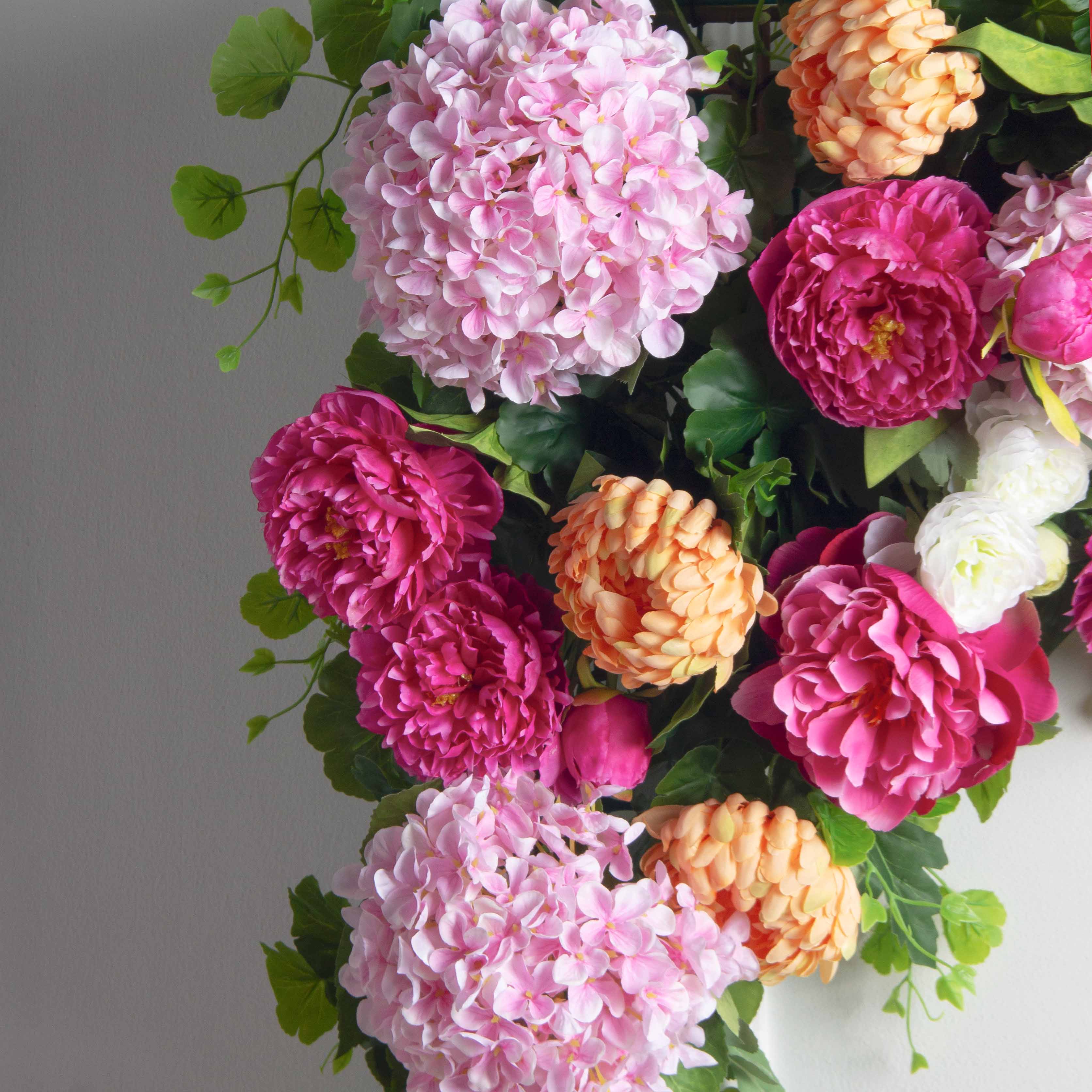 Л162/2(з)(F) Лиана искусственная цветочная L160см, ширина 20см_4