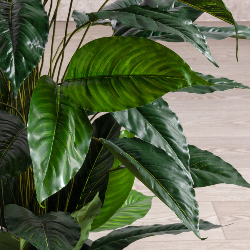 К270(з) Композиция искусственная Спатифиллум h120см (латекс) в кашпо_3