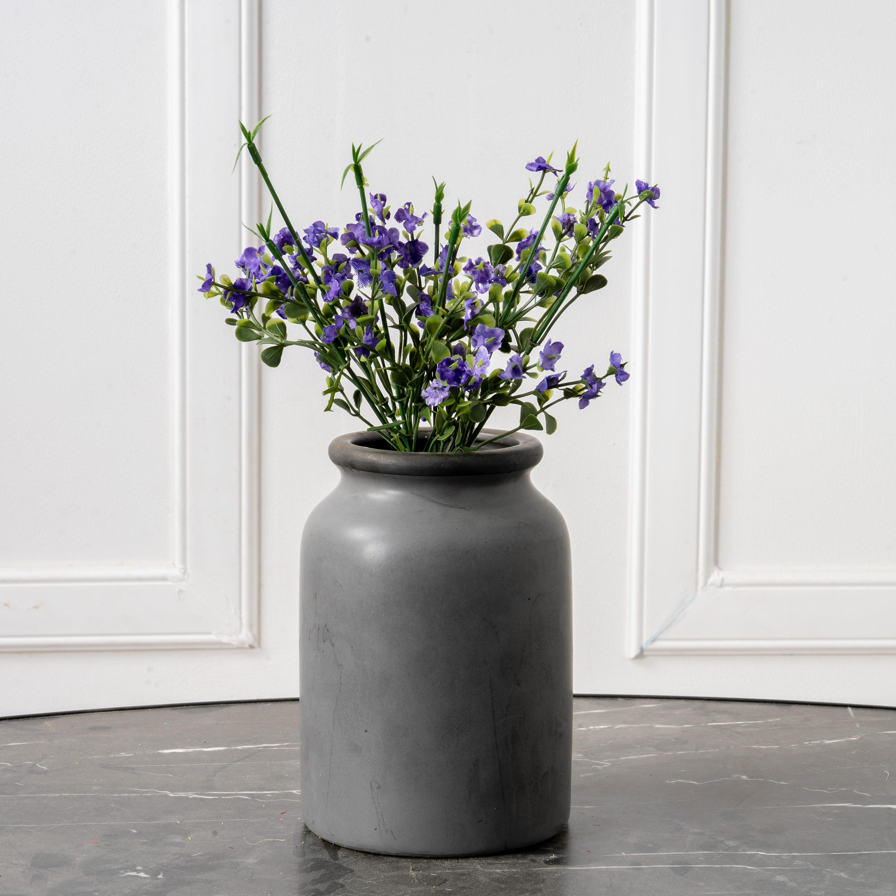 7143/0016-5 Самшит искусственный цветущий 7 частей, h35см (микс)_2