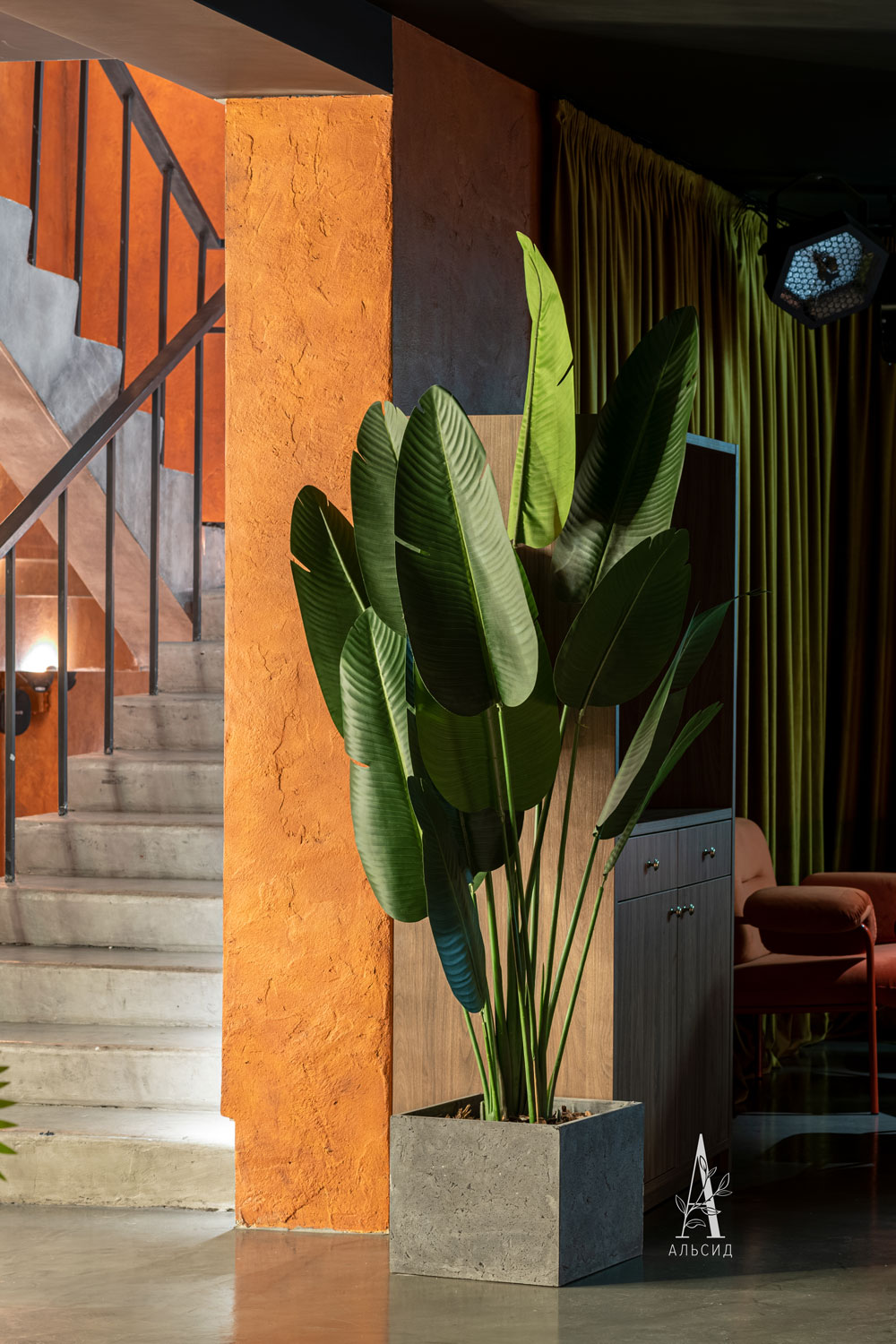 220/К/360(F) Банановая пальма искусственная h210-220см_4