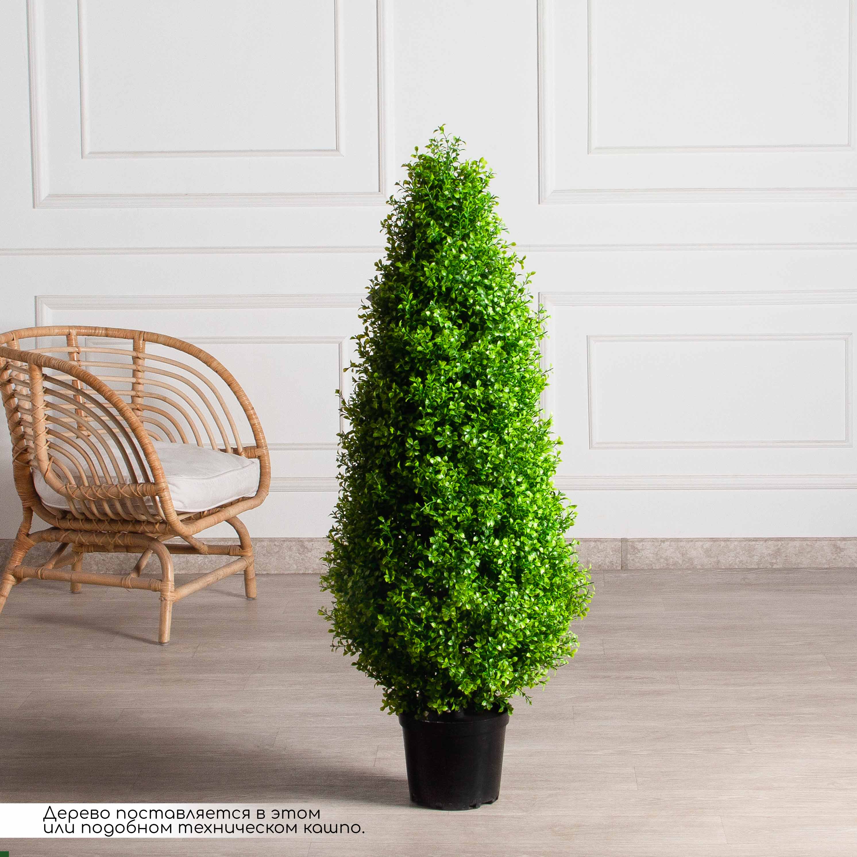 СК130/229(з)(F) Самшит искусственный конус Премиум h130см_2