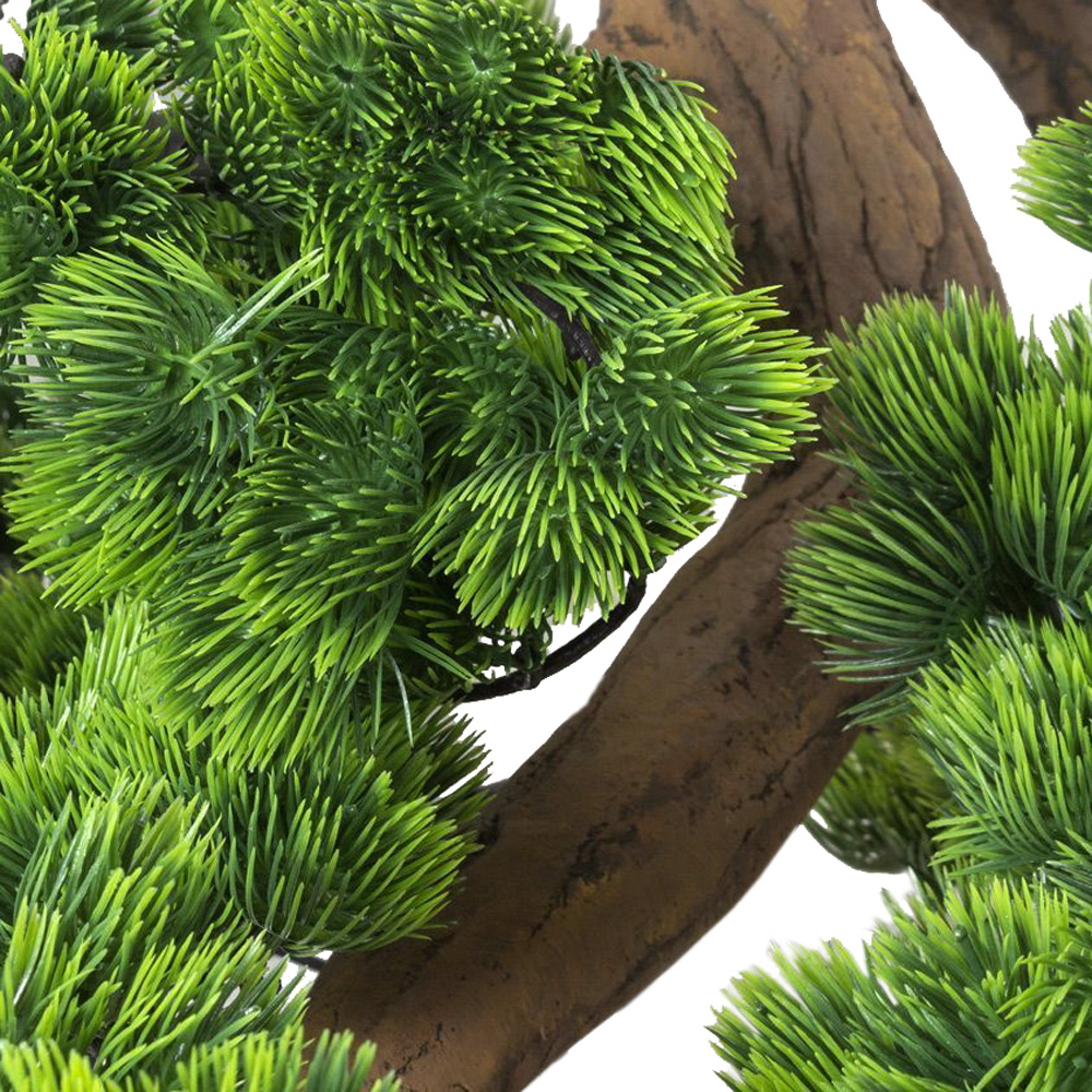 100МЕТ/ВЕТ/ДС/30(з)(Пр) Ветка Сосны Бонсай искусственный L100см(ширина 100см)_2