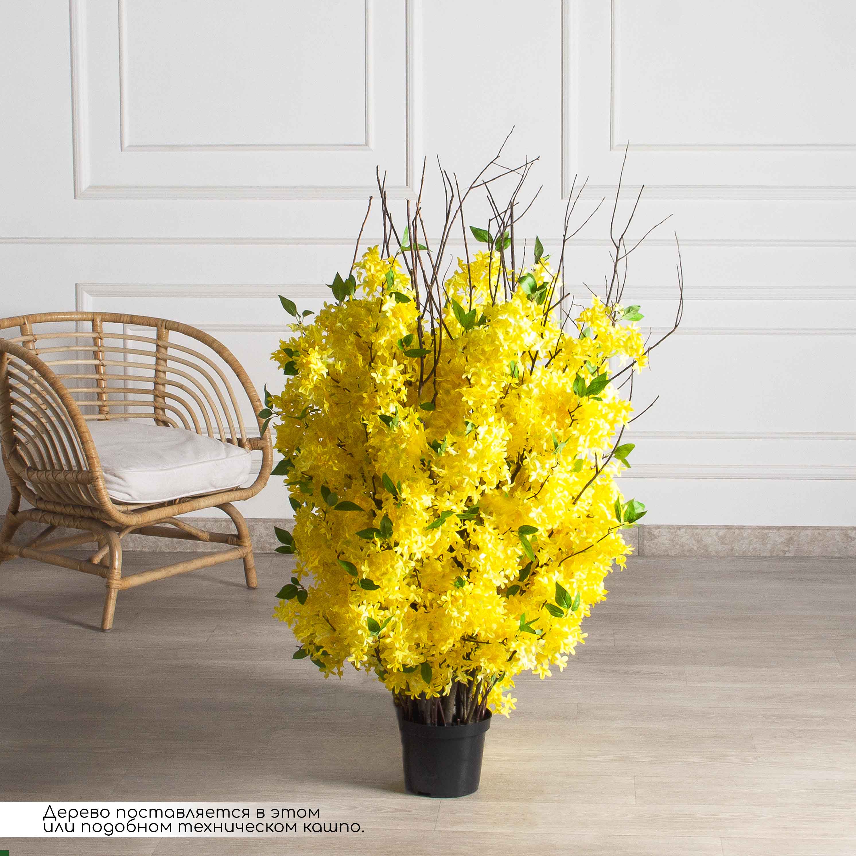 100/РН/485(з)(УУ)(Пр)(F) Форзиция искусственная куст h100см_2