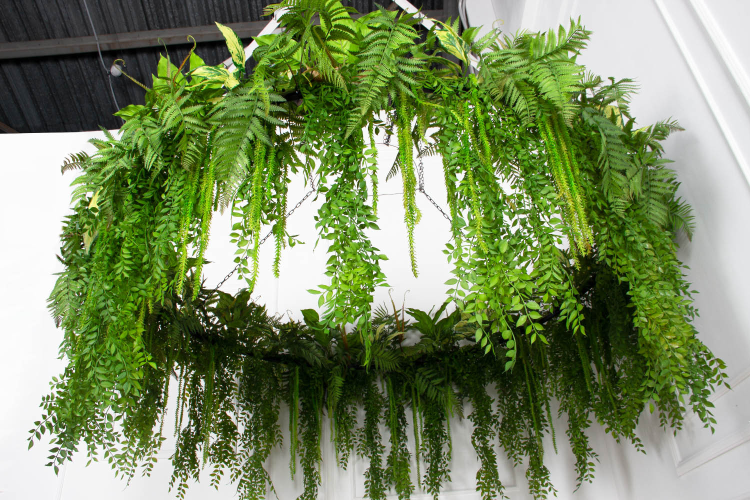 КЗ/40-11(з)(F) Композиция искусственная подвесная с калатеей d160см свес 60см_3