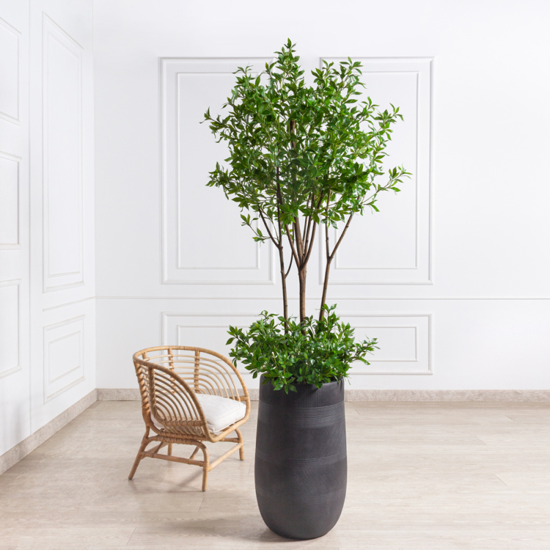 180/РН/526(з)(F) Бересклет искусственный h180см с подкустником