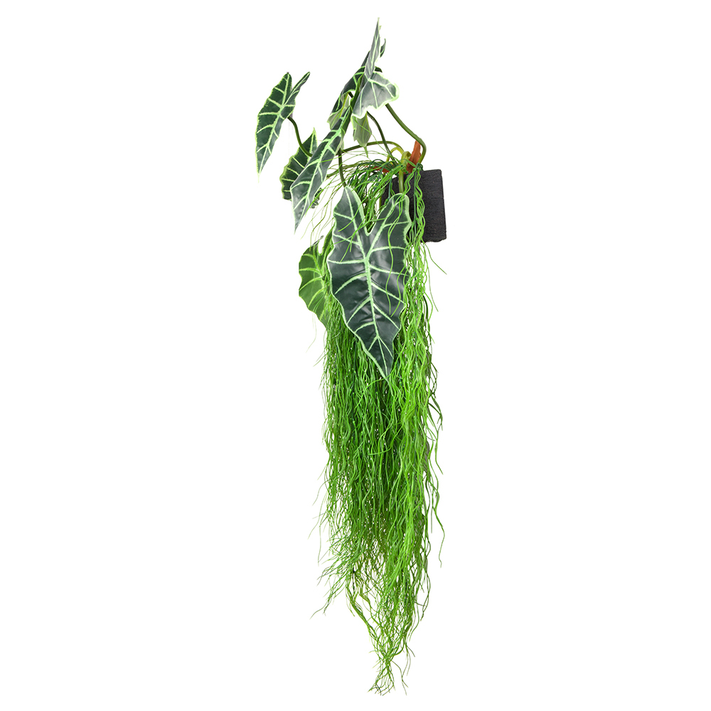 БК 02 Композиция с ампельной травой на блоке 15*h10_2