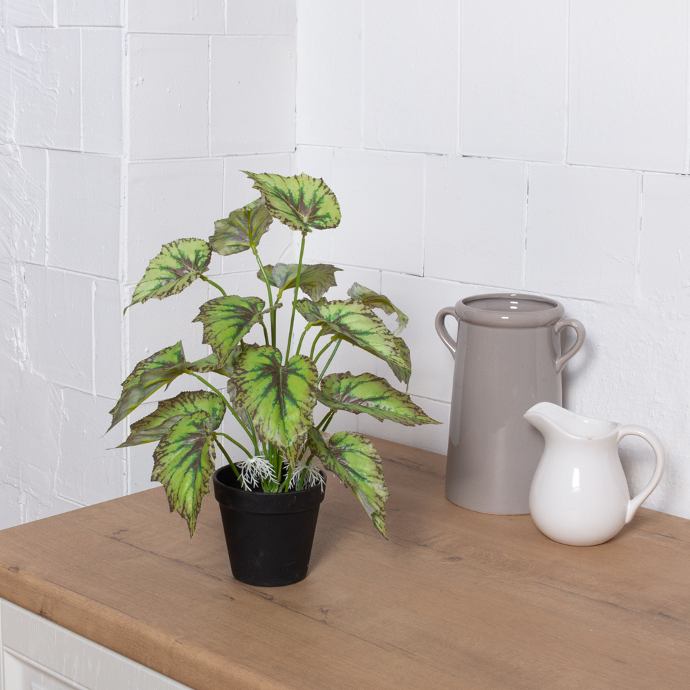 ЦС211-1(F) Бегония искусственная салатовая_4