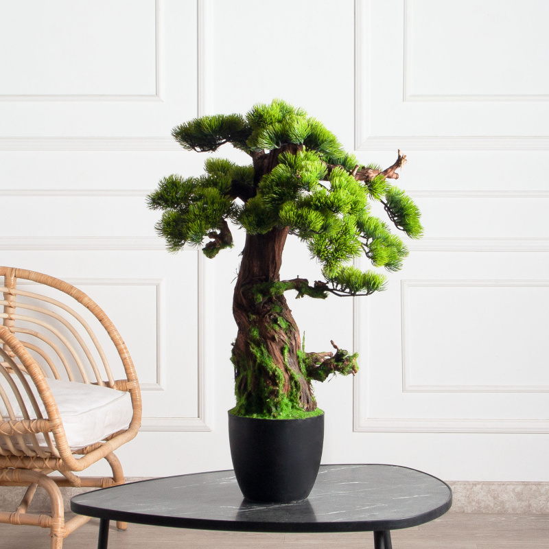 БС070/ОС/30-1(з)(F) Бонсай искусственный Сосна h70см_1