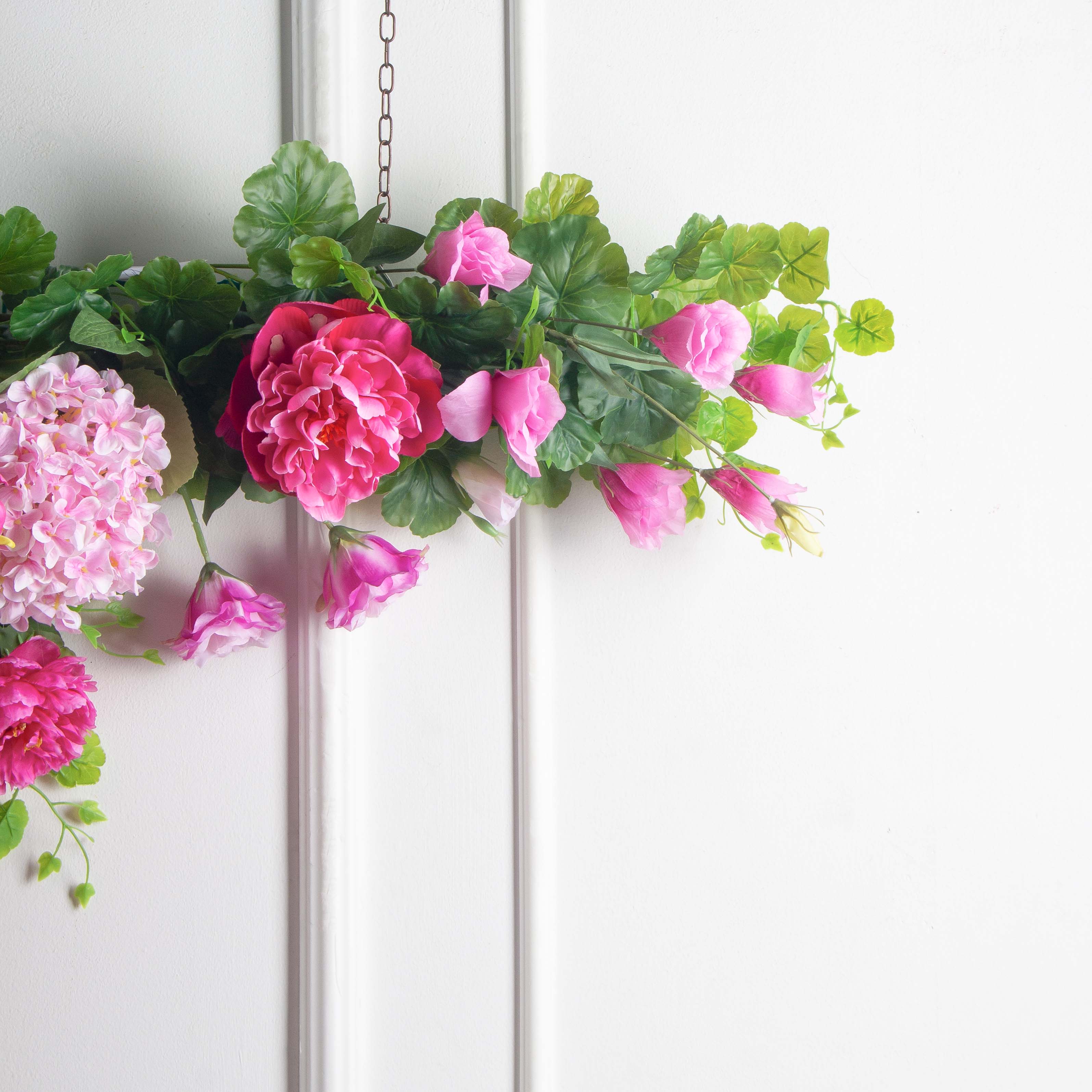 Л162/2(з)(F) Лиана искусственная цветочная L160см, ширина 20см_3