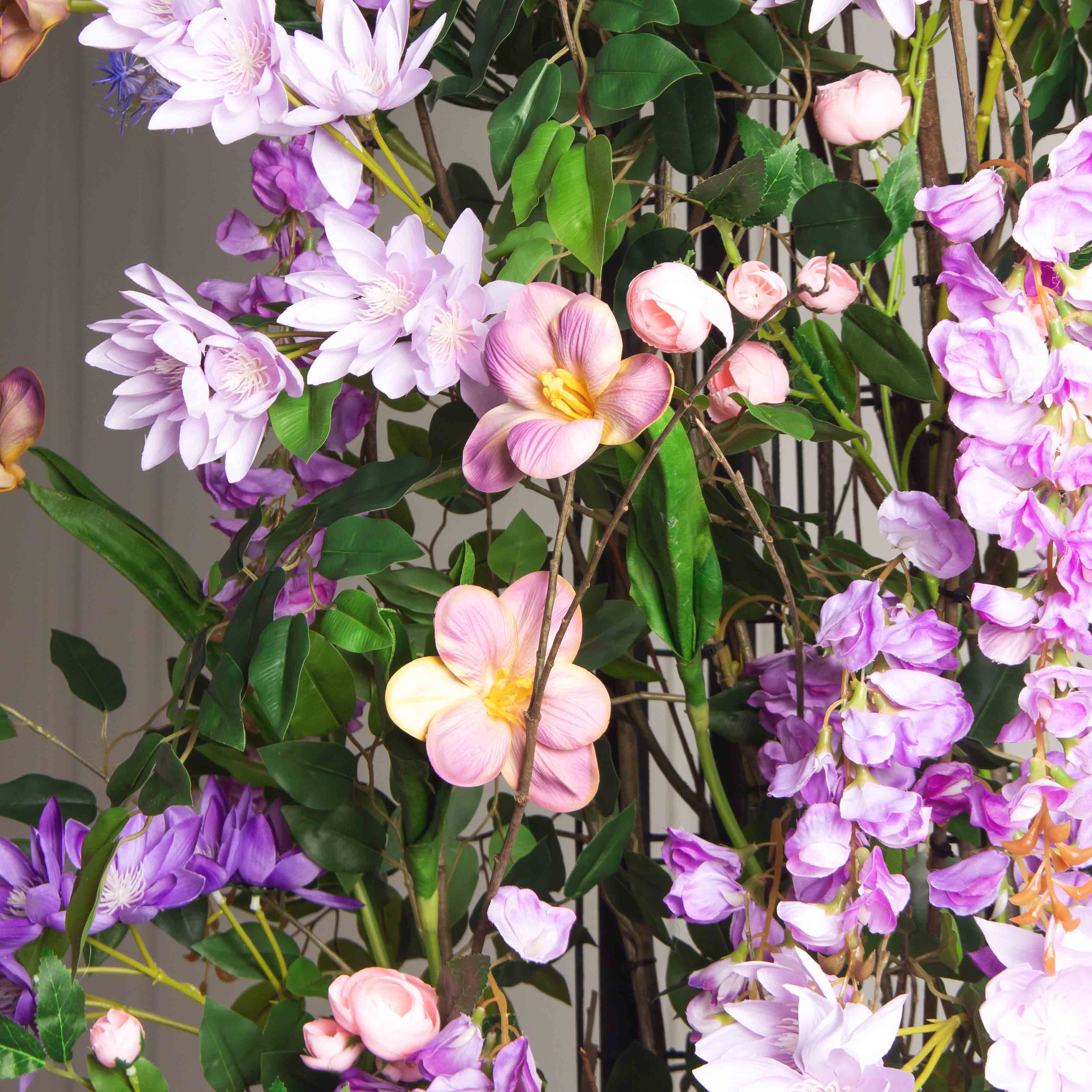 ДЛ154(Пр)(F) Декор входной группы цветочный L100см, пристенный_5