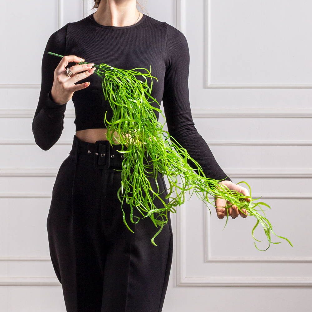 7143/0381-17(F) Трава искусственная ампельная h85см, светло-зеленая_2