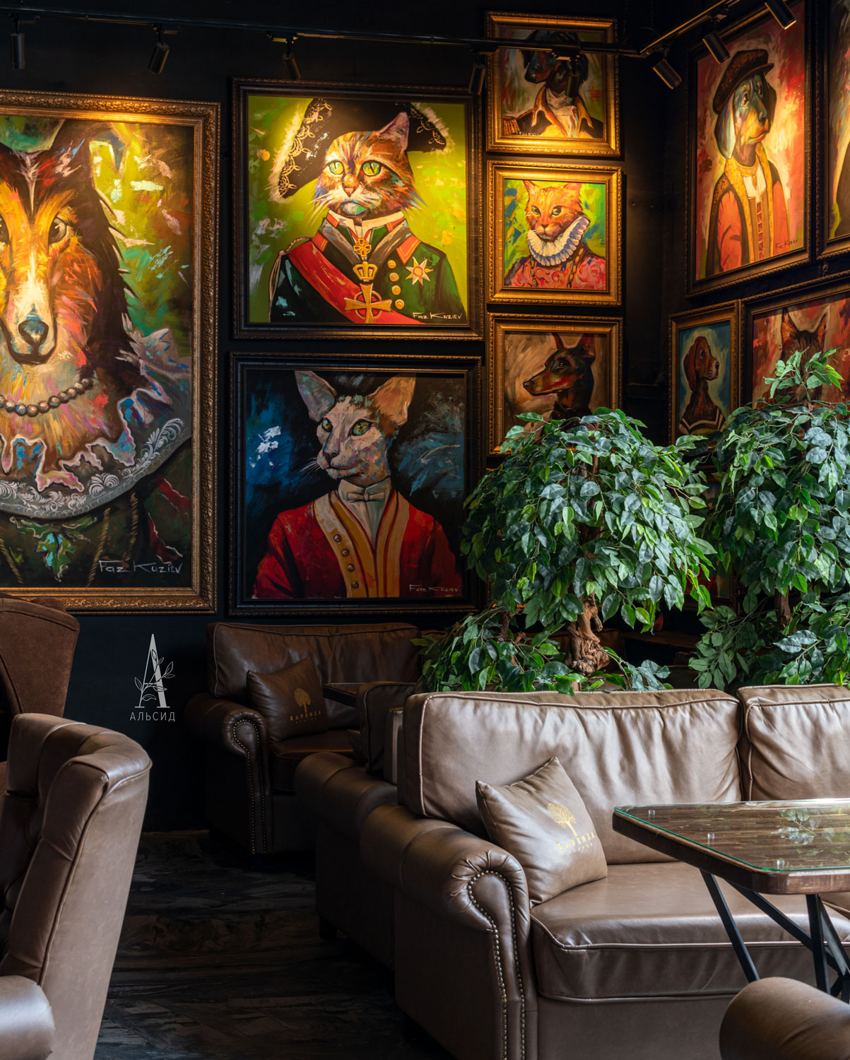 150/Я3/ОС/34(з)(F) Фикус искусственный h150см (латекс)_4