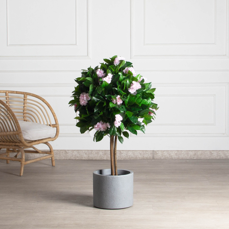 100/Ш/190/46-1(з)(F) Дерево искусственное цветущее  h100см d50см_1