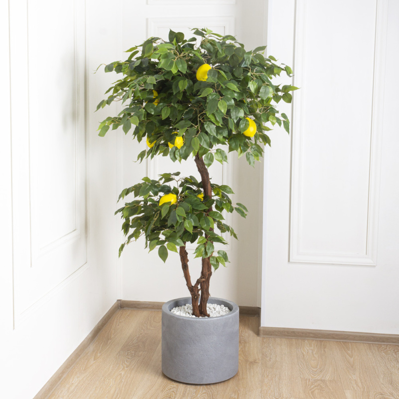 БП150/2К/42-3(з.) Бонсай искусственный Лимон h150см