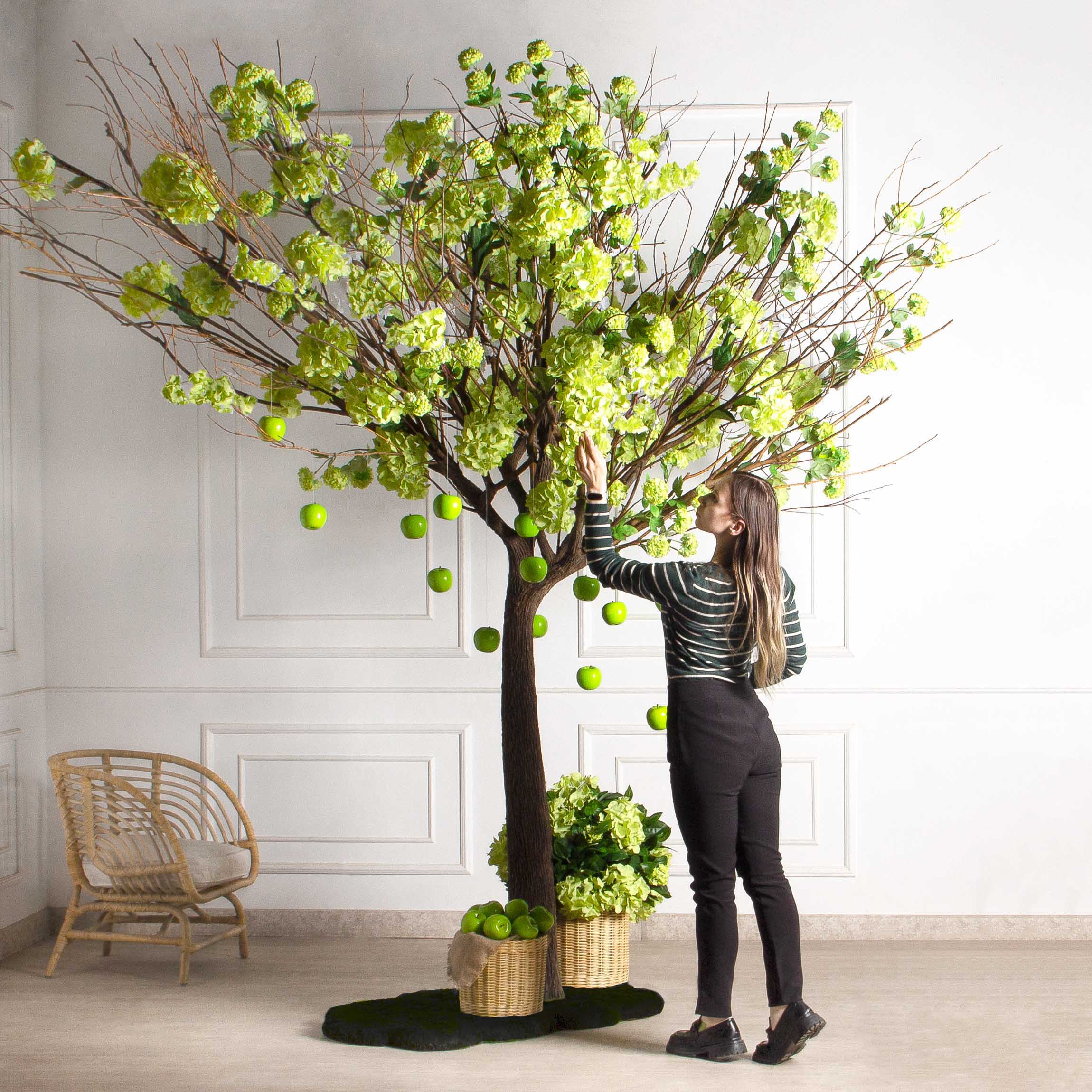 280ГБ/Разб/Пр/АСС/225/460(з)(F) Дерево искусственное разборное h280см d450см на основании 100х50см_2