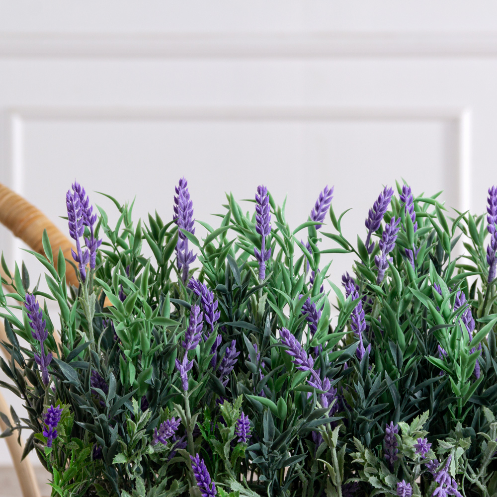 ТД026-8/1(з)(F) Лаванда искусственная  h20 на вставке 115х20х3см_2