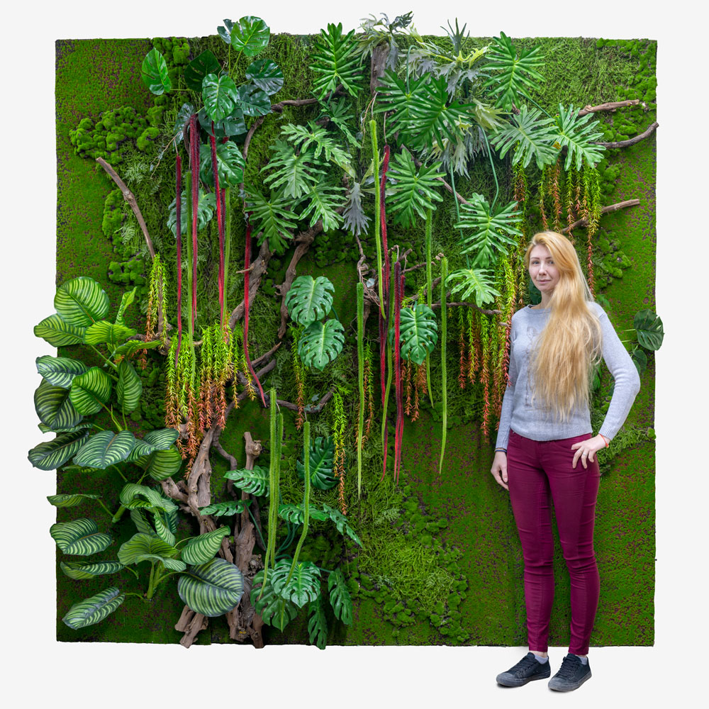 Фитостена 88 Рельеф с тропич.растениями_2