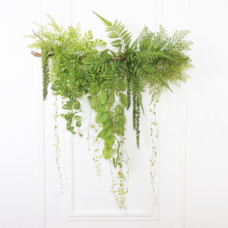 Л77 Лиана искусственная, зеленый микс L100см