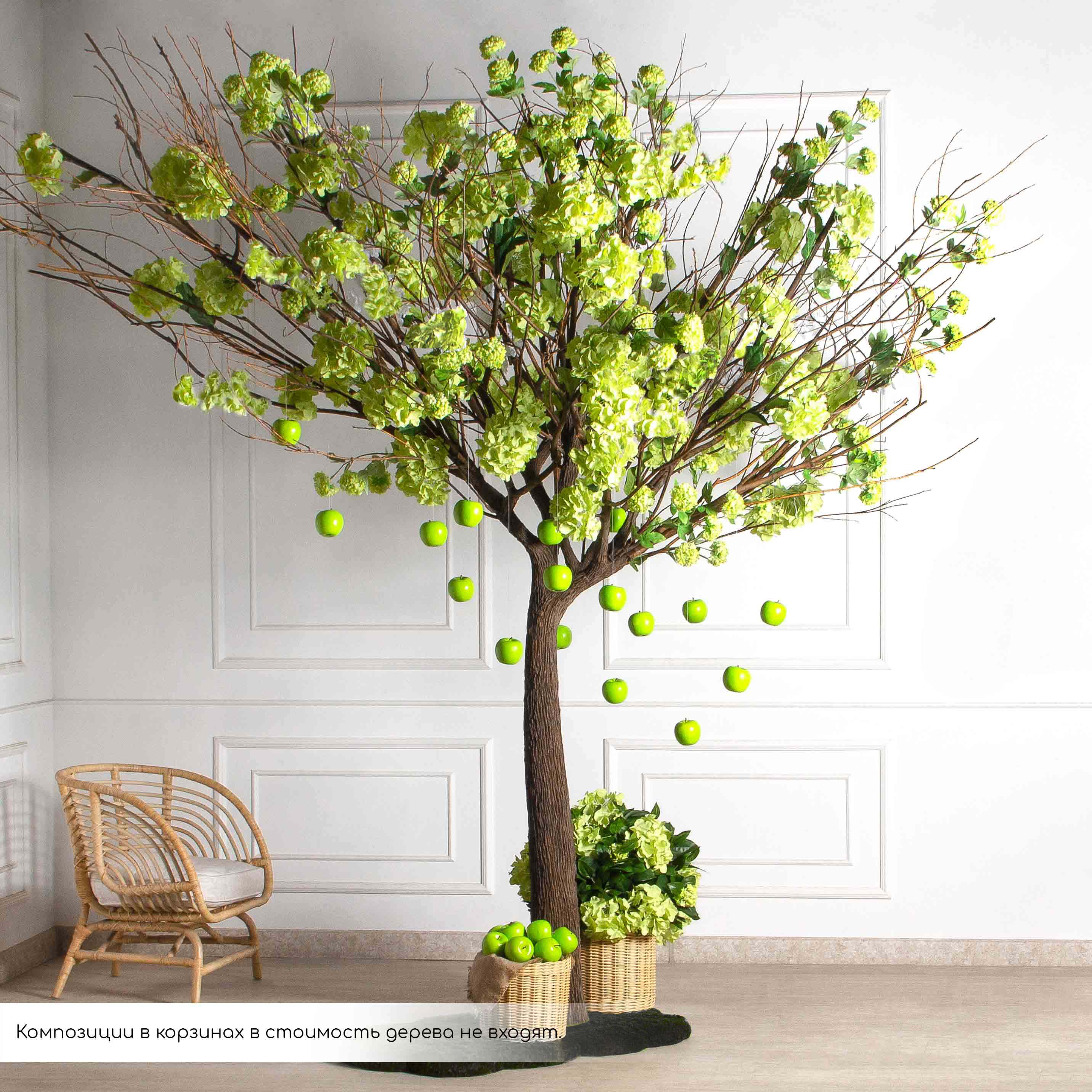 280ГБ/Разб/Пр/АСС/225/460(з)(F) Дерево искусственное разборное h280см d450см на основании 100х50см_3