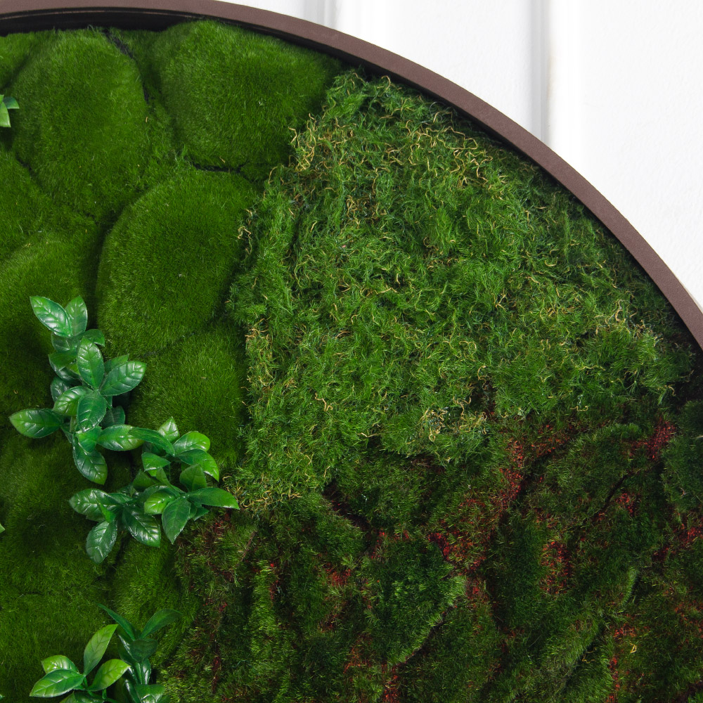 ФП20-4(з)(F) Фитопанно искусственное d100см в светлой раме_5