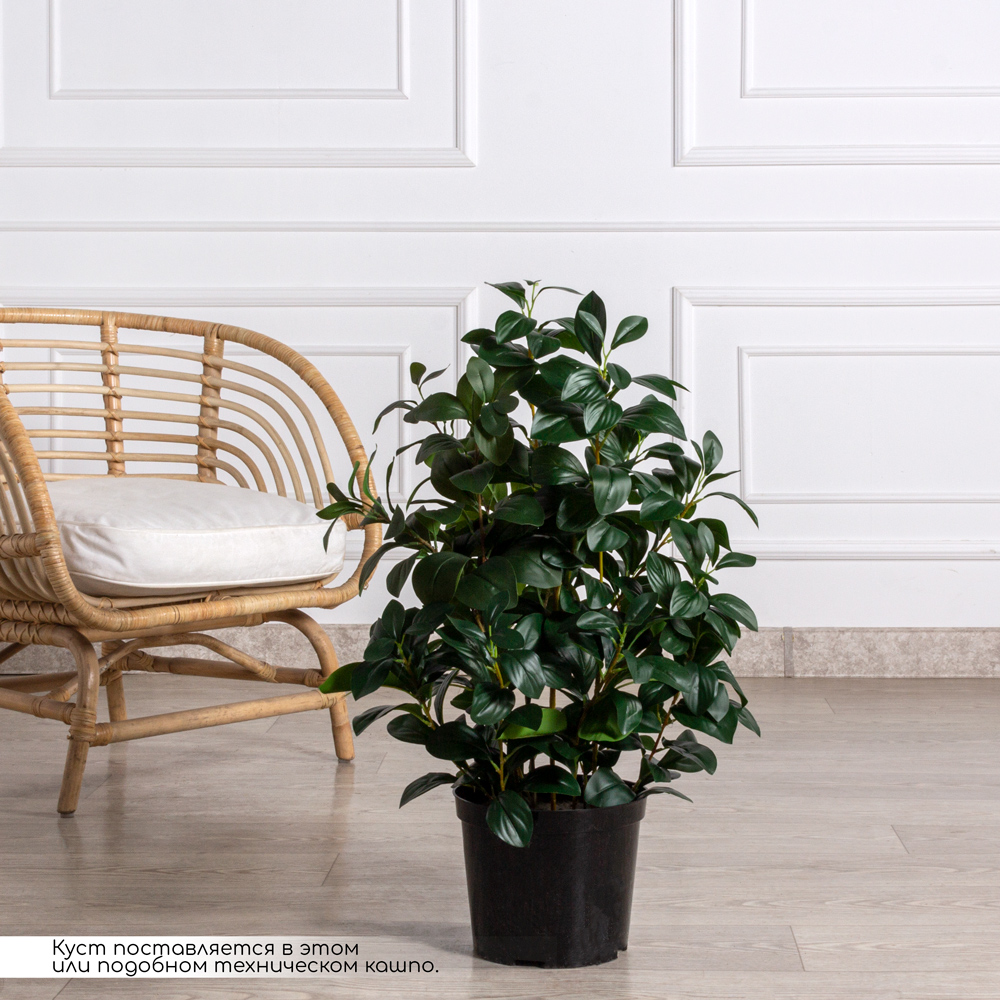 070/К/208 Рускус искусственный куст h70см (латекс) в кашпо_1