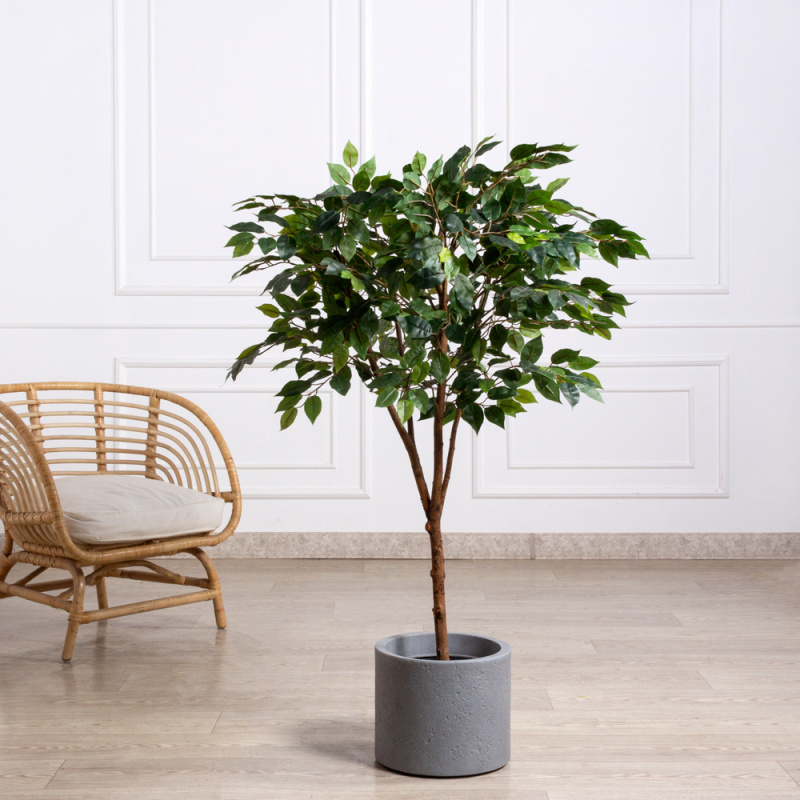 120/УК/34(Пр)(F) Фикус искусственный h120см (латекс)_8